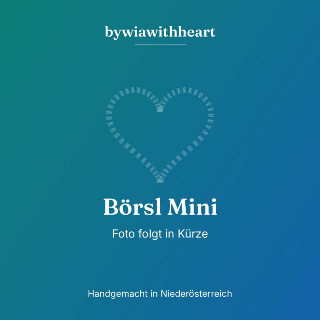 Börsl Mini – handgenähtes Kleingeldtascherl (Platzhalterbild, Foto folgt)