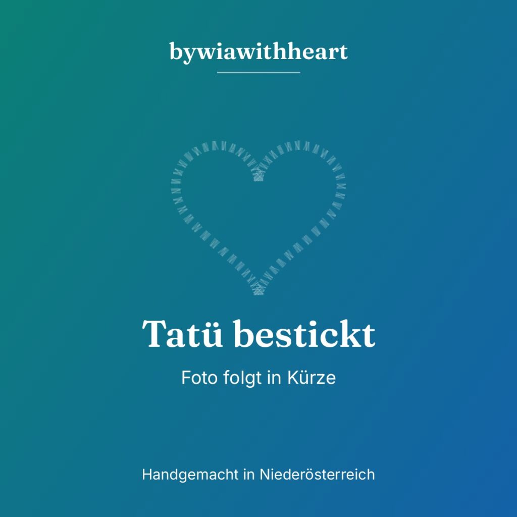 Tatü mit Bestickung (Platzhalterbild, Foto folgt)